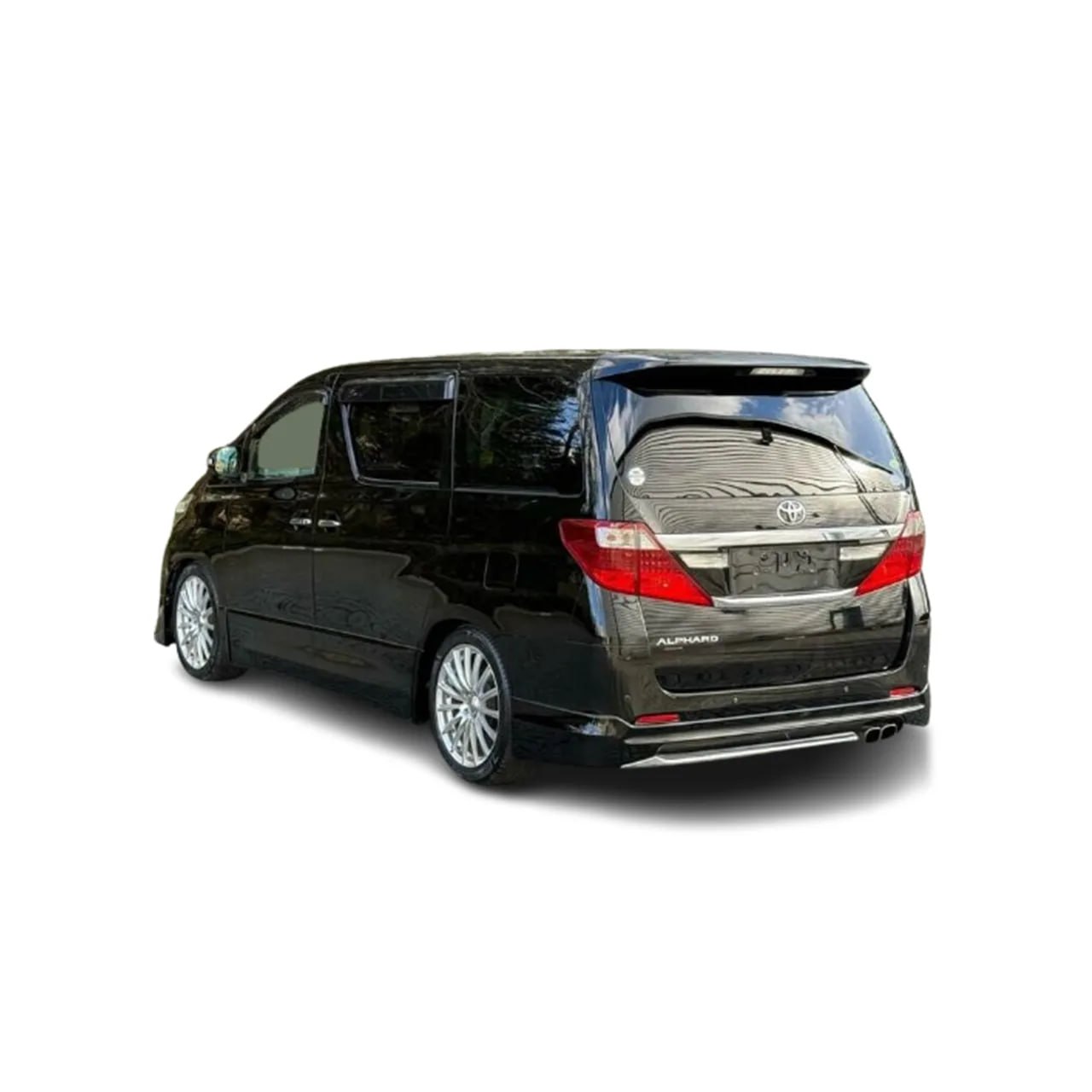 Private taxi Toyota Alphard waiting for passenger transfer from Phnom Penh to Siem Reap Cambodia